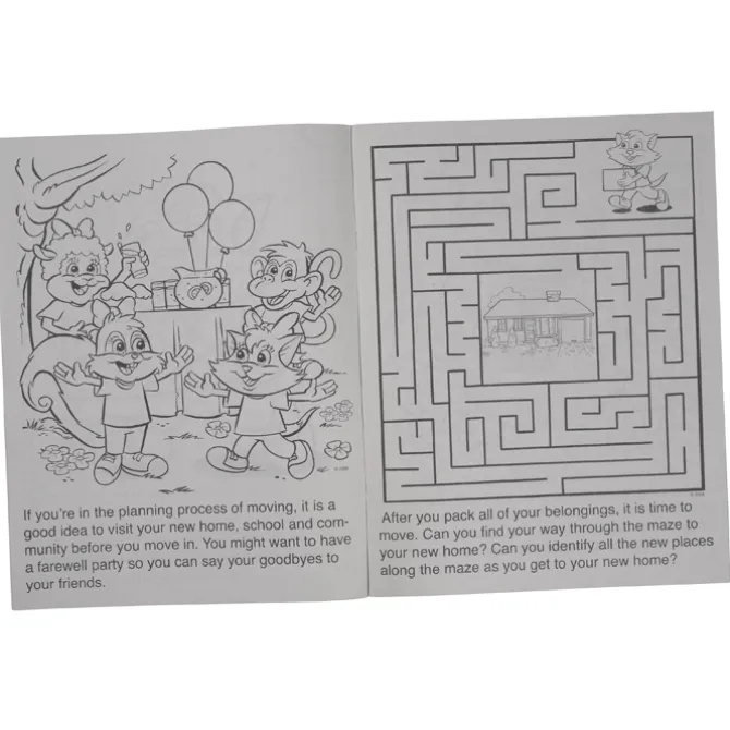 I Love My New Home Coloring Book
