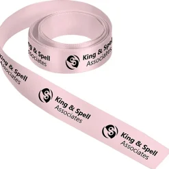 Imprinted Soft Polyester Ribbon - 7/8 inch