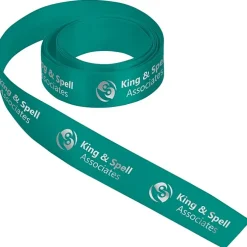 Imprinted Soft Polyester Ribbon - 7/8 inch