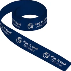Imprinted Soft Polyester Ribbon - 7/8 inch