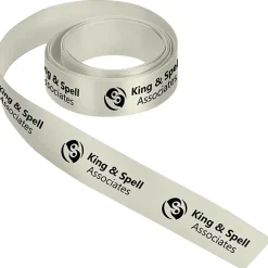 Imprinted Soft Polyester Ribbon - 7/8 inch