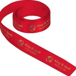 Imprinted Soft Polyester Ribbon - 7/8 inch