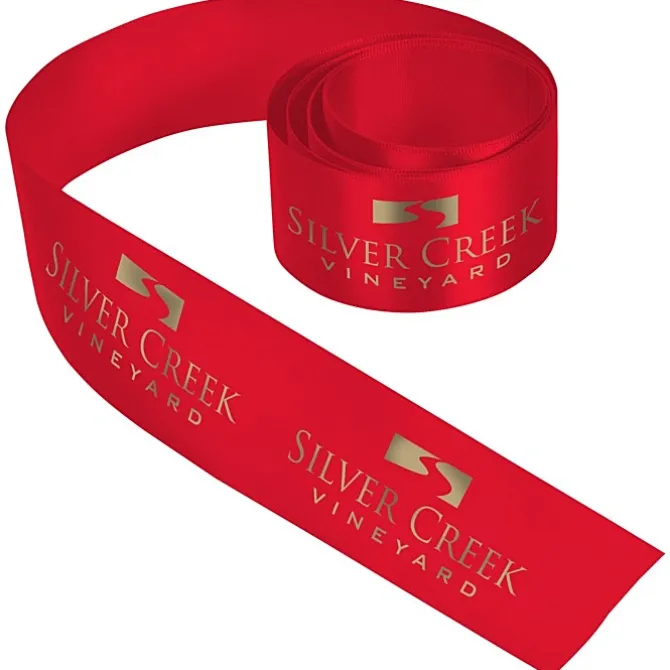 Imprinted Soft Polyester Ribbon - 1 1/2 inches