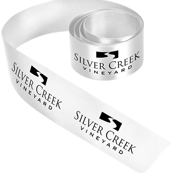 Imprinted Soft Polyester Ribbon - 1 1/2 inches