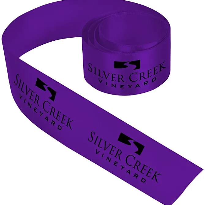 Imprinted Soft Polyester Ribbon - 1 1/2 inches