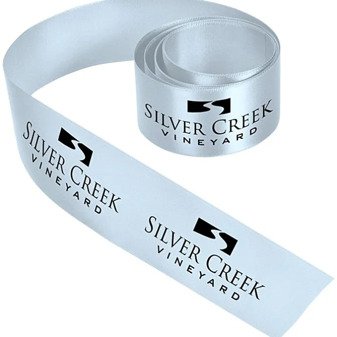 Imprinted Soft Polyester Ribbon - 1 1/2 inches