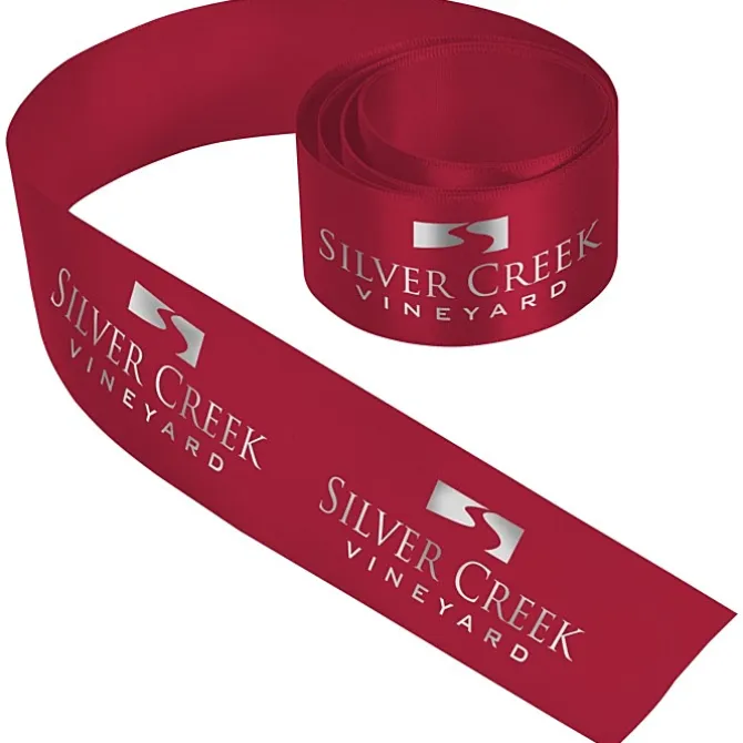 Imprinted Soft Polyester Ribbon - 1 1/2 inches