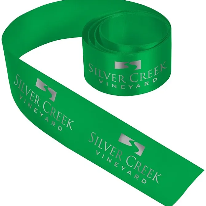 Imprinted Soft Polyester Ribbon - 1 1/2 inches