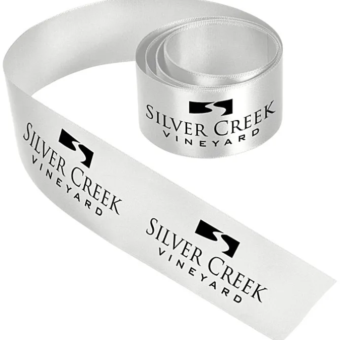 Imprinted Soft Polyester Ribbon - 1 1/2 inches