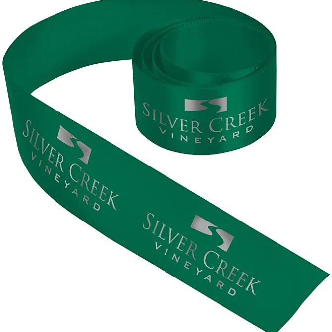 Imprinted Soft Polyester Ribbon - 1 1/2 inches