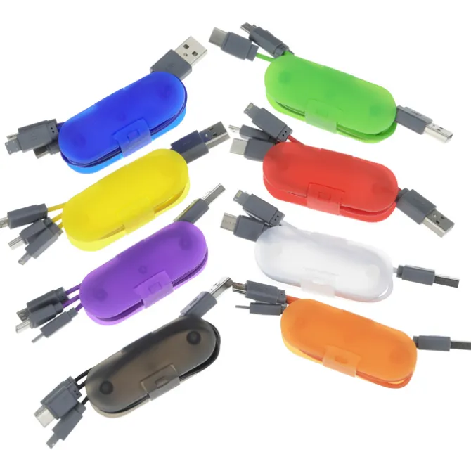3-in-1 Cable Wrap with Phone Stand