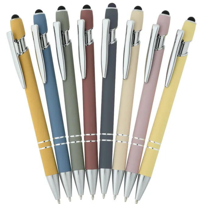 Incline Morandi Soft Touch Stylus Metal Pen