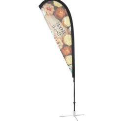 Indoor Elite Nylon Sail Sign - 6' - One Sided