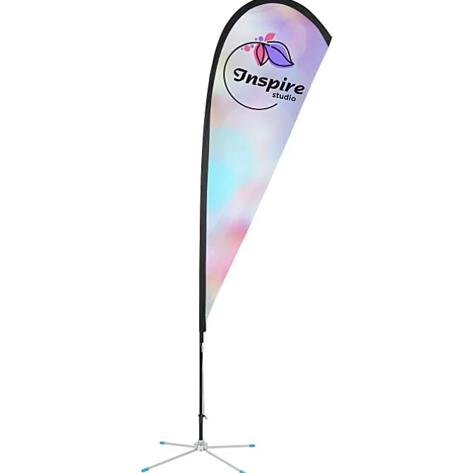 Indoor Elite Nylon Sail Sign - 8' - One Sided