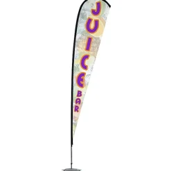 Indoor Elite Nylon Sail Sign - 14' - One Sided