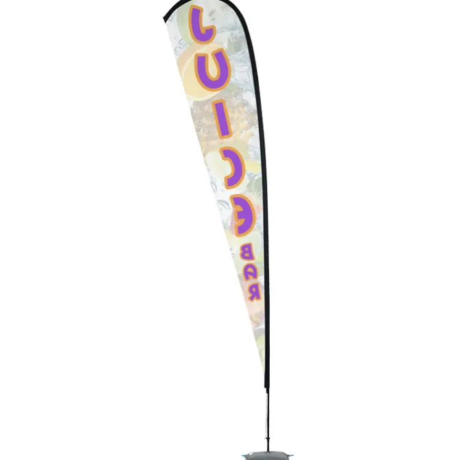 Indoor Elite Nylon Sail Sign - 14' - One Sided