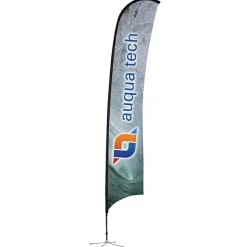 Indoor Razor Sail Sign - 17' - One Sided