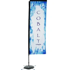 Indoor Rectangular Sail Sign - 10' - One Sided