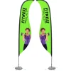 Indoor Sabre Sail Sign - 13' - Two Sided