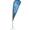 Indoor Sail Sign - 8' - One Sided
