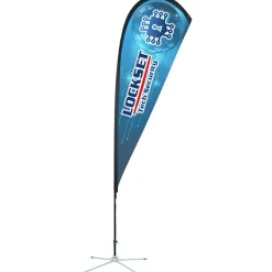 Indoor Sail Sign - 8' - One Sided