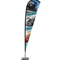 Indoor Sail Sign - 11' - One Sided