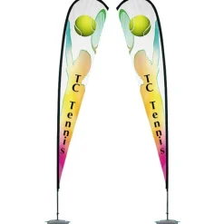 Indoor Sail Sign - 14' - Two Sided