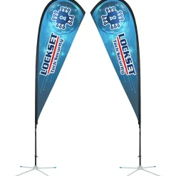Indoor Sail Sign - 8' - Two Sided
