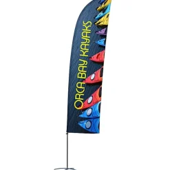 Indoor Value Blade Sail Sign - 15 feet - One Sided
