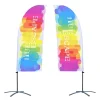 Indoor Value Blade Sail Sign - 7 1/2 feet - Two Sided