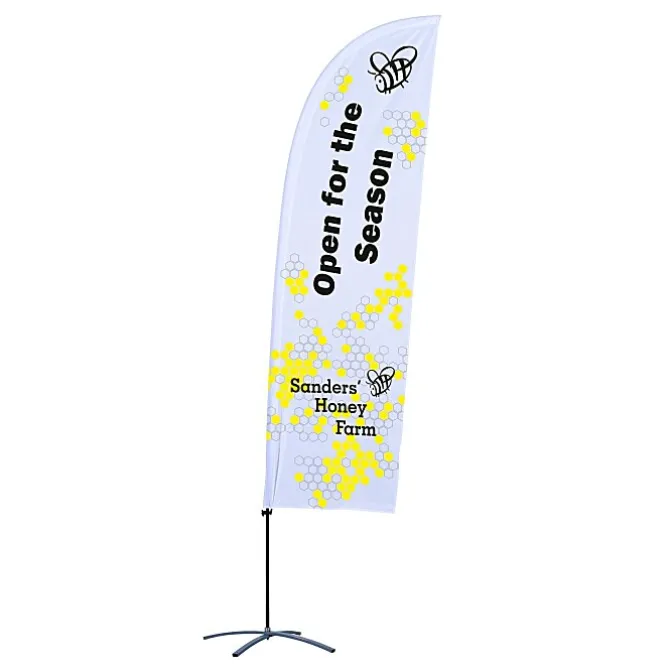 Indoor Value Blade Sail Sign - 10 1/2 feet - One Sided