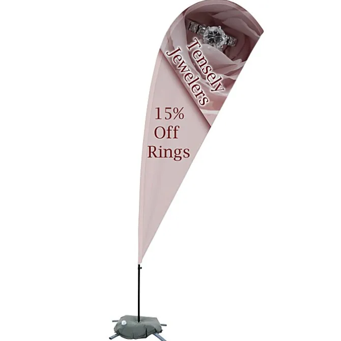 Indoor Value Sail Sign - 9 1/2 feet - One Sided
