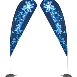 Indoor Value Sail Sign - 13 feet - Two Sided