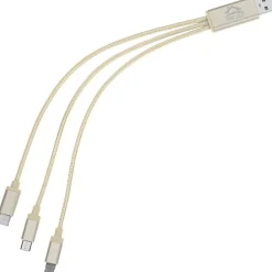 3-in-1 Metallic Charging Cable