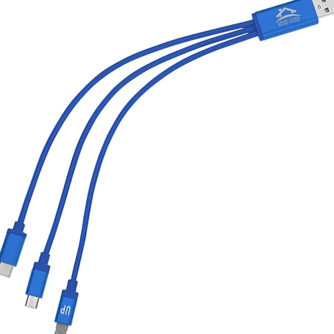 3-in-1 Metallic Charging Cable