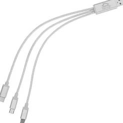 3-in-1 Metallic Charging Cable