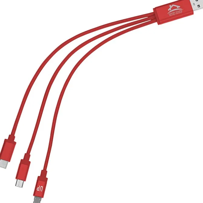 3-in-1 Metallic Charging Cable