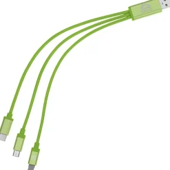 3-in-1 Metallic Charging Cable - 24 hr