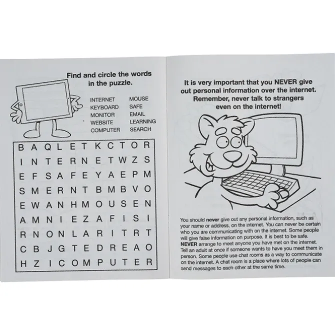 Internet Safety Coloring Book