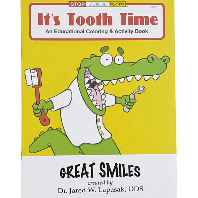 It's Tooth Time Coloring Book - 24 hr