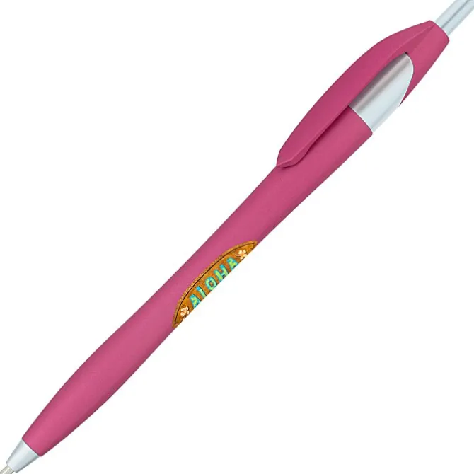 Javelin Soft Touch Pen - Metallic - Brights - Full Color