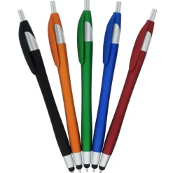 Javelin Soft Touch Stylus Pen - Metallic - Full Color