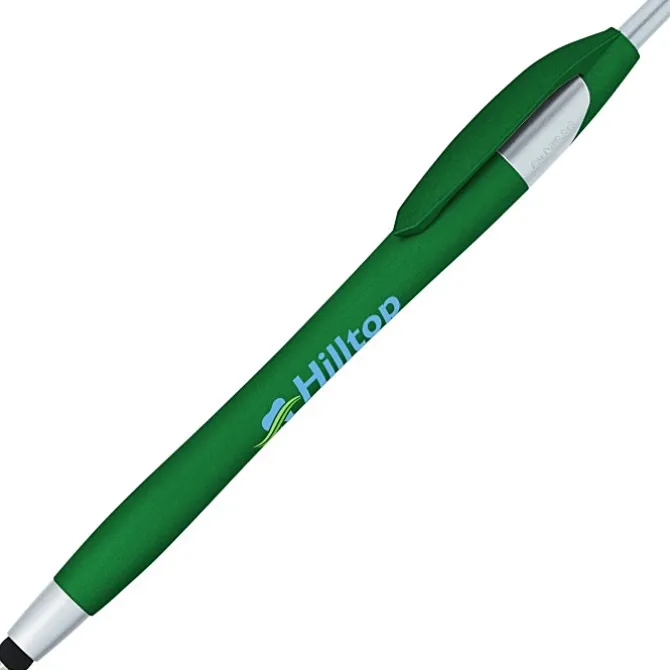 Javelin Soft Touch Stylus Pen - Metallic - Full Color