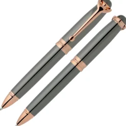 Jordan Twist Metal Pen and Rollerball Pen Set