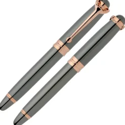 Jordan Twist Metal Pen and Rollerball Pen Set