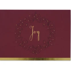 Joy Wreath Greeting Card