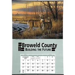 Jumbo Hanger 12-Month - White Tailed Deer