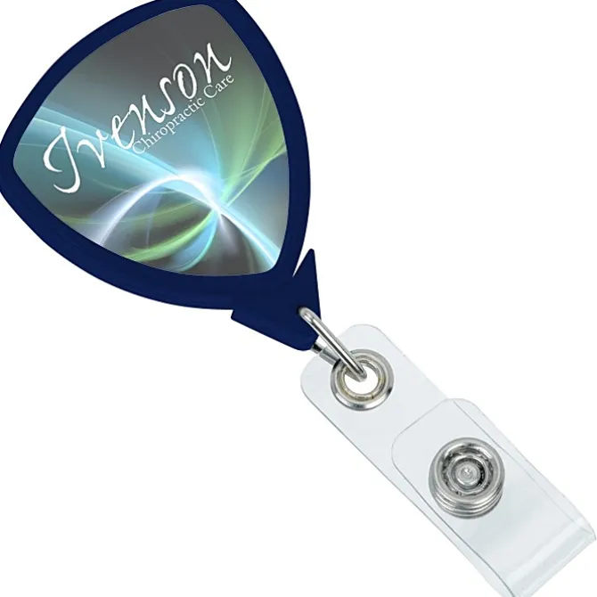 Jumbo Retractable Badge Holder - 24 inches - Shield - Label