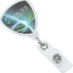 Jumbo Retractable Badge Holder - 24 inches - Shield - Label