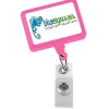 Jumbo Retractable Badge Holder - 40 inches - Rectangle - Opaque - Label
